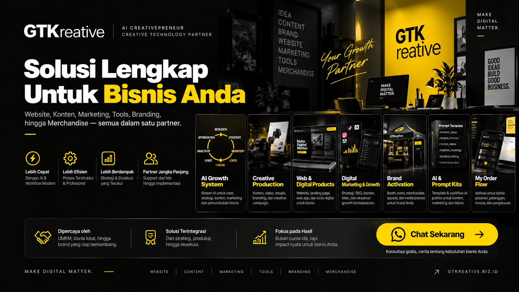 Strategy Session & Consulting GTKreative — konsultasi strategi digital dan AI untuk bisnis