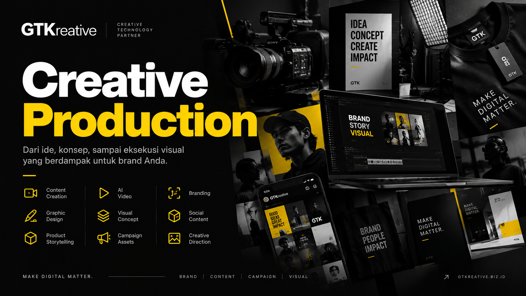 Creative Production GTKreative — jasa creative production dan produksi konten